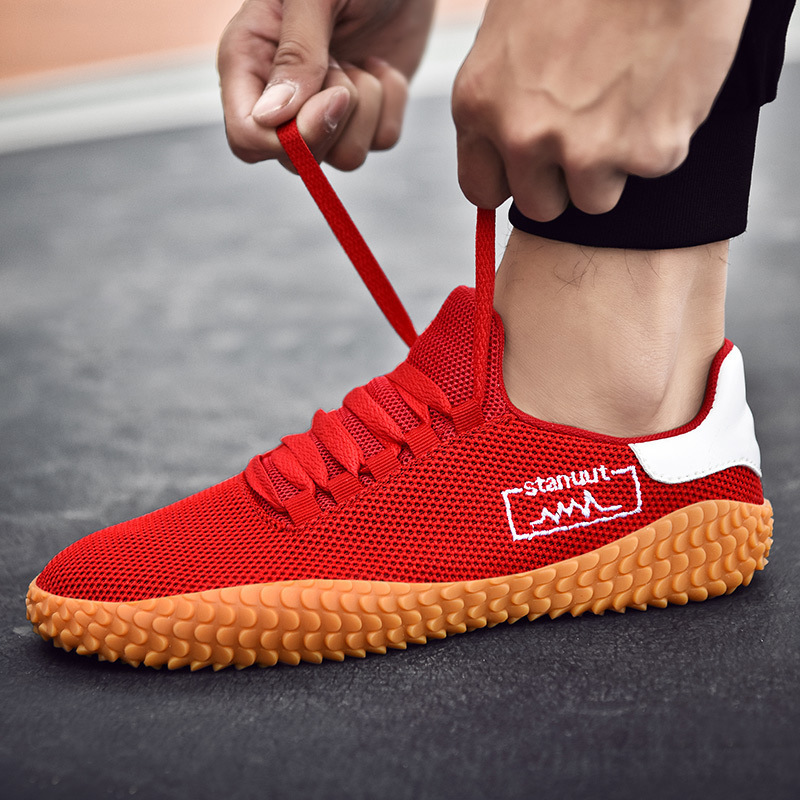 Spring and Summer Flying Woven Casual Shoes Large Men's Shoes Beathable Korean Forrest Gump Sneakers image 3