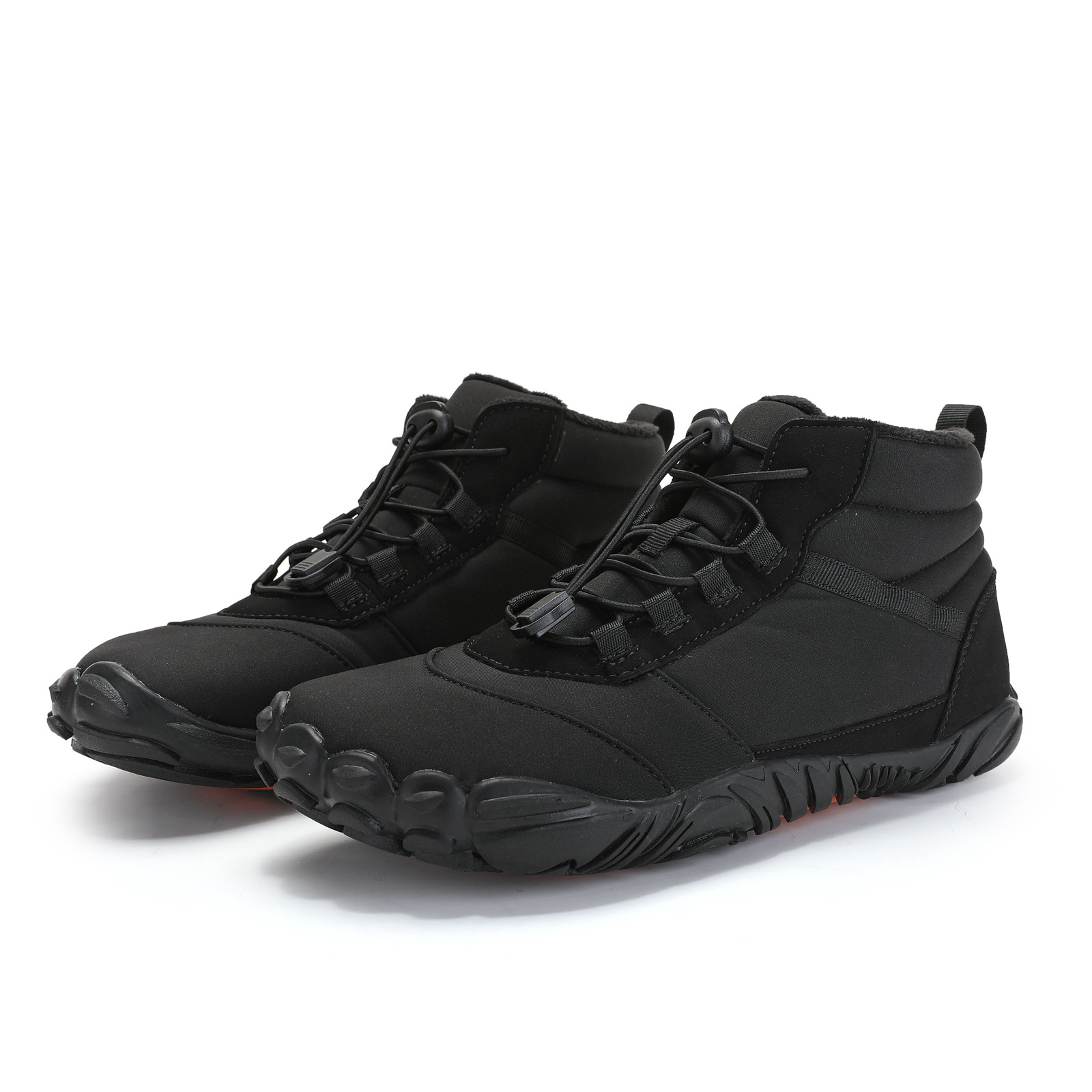 Outdoor sports winter velvet waterproof snow boots warm high top casual cotton shoes image 5