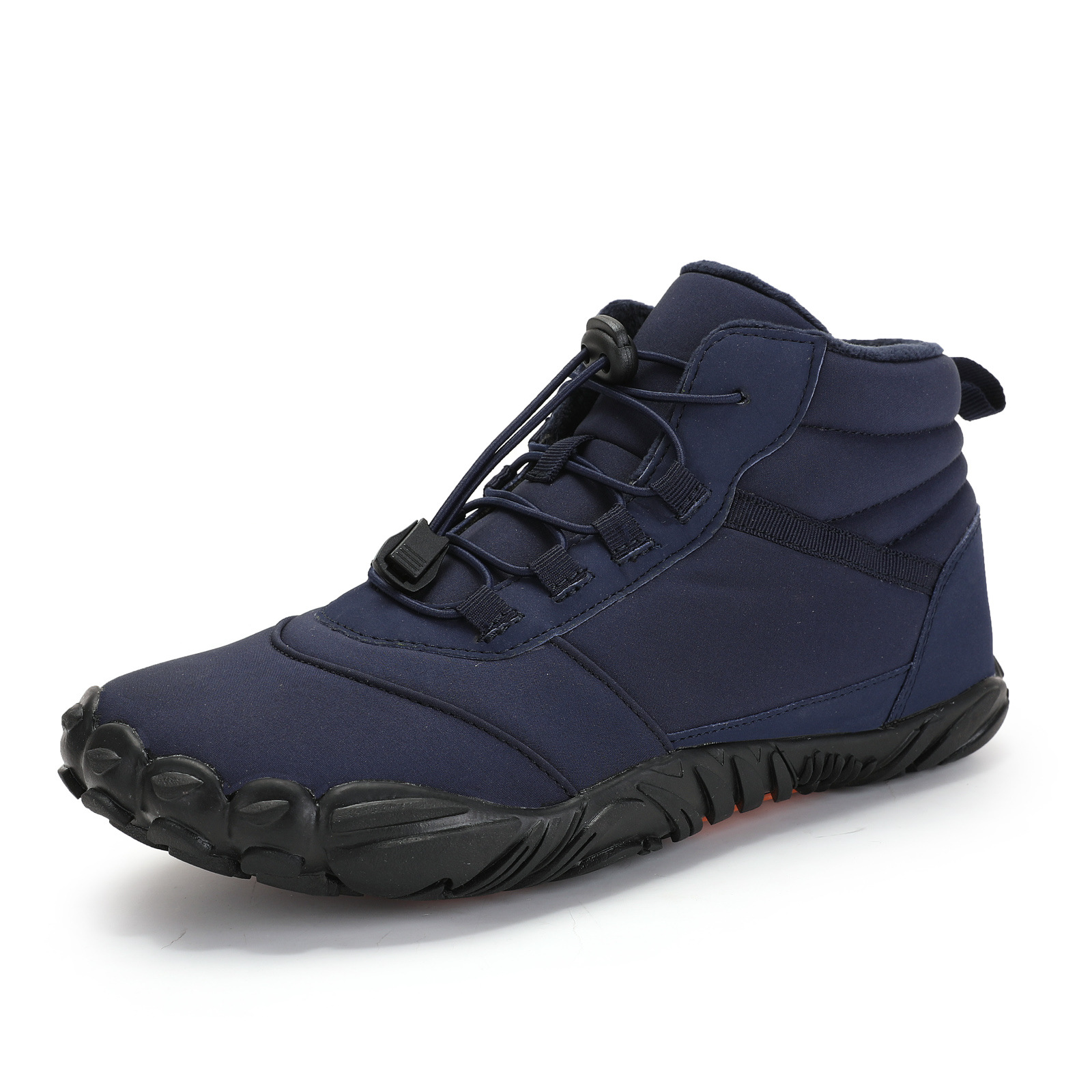 Outdoor sports winter velvet waterproof snow boots warm high top casual cotton shoes