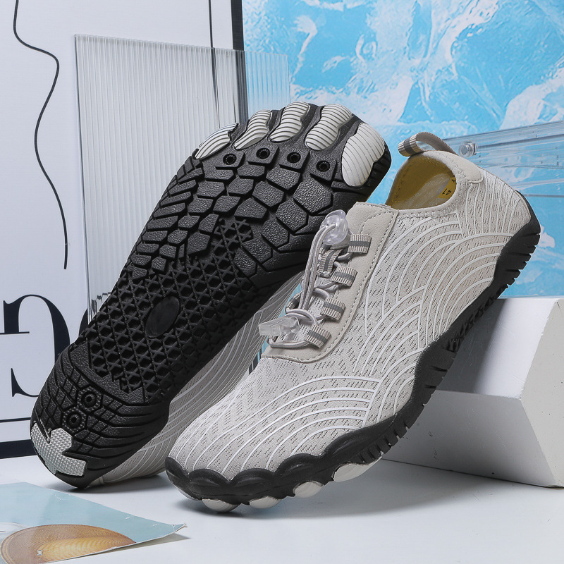 Beach shoes anti slip water shoes amphibious five finger shoes indoor fitness exercise image 9