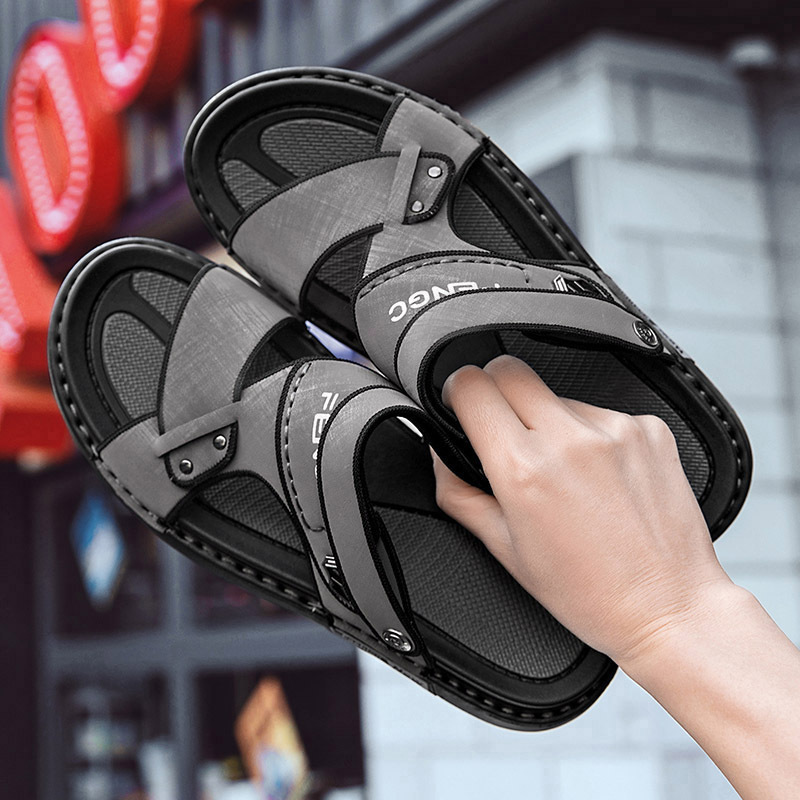 Soft soled anti slip beach shoes for men versatile and trendy for wearing with sandals image 4