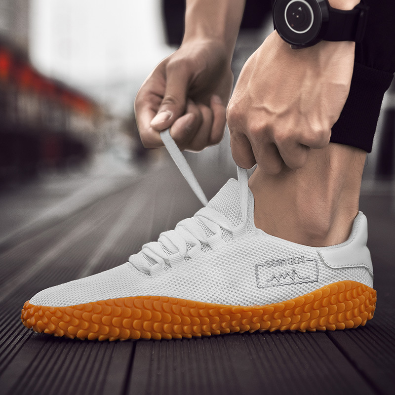 Spring and Summer Flying Woven Casual Shoes Large Men's Shoes Beathable Korean Forrest Gump Sneakers image 4