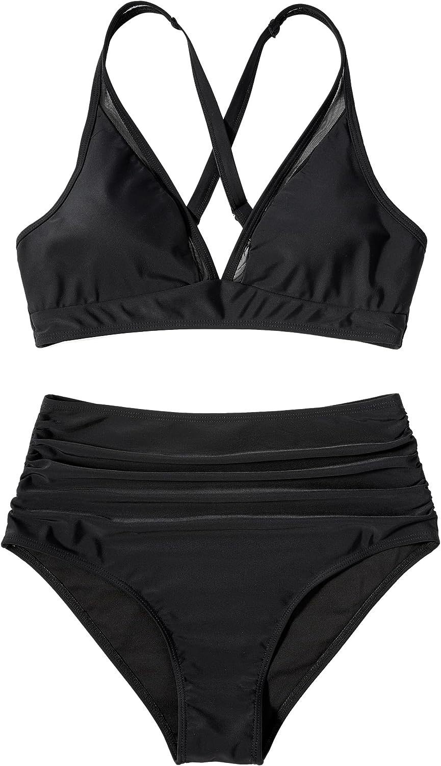 High-waisted bikini