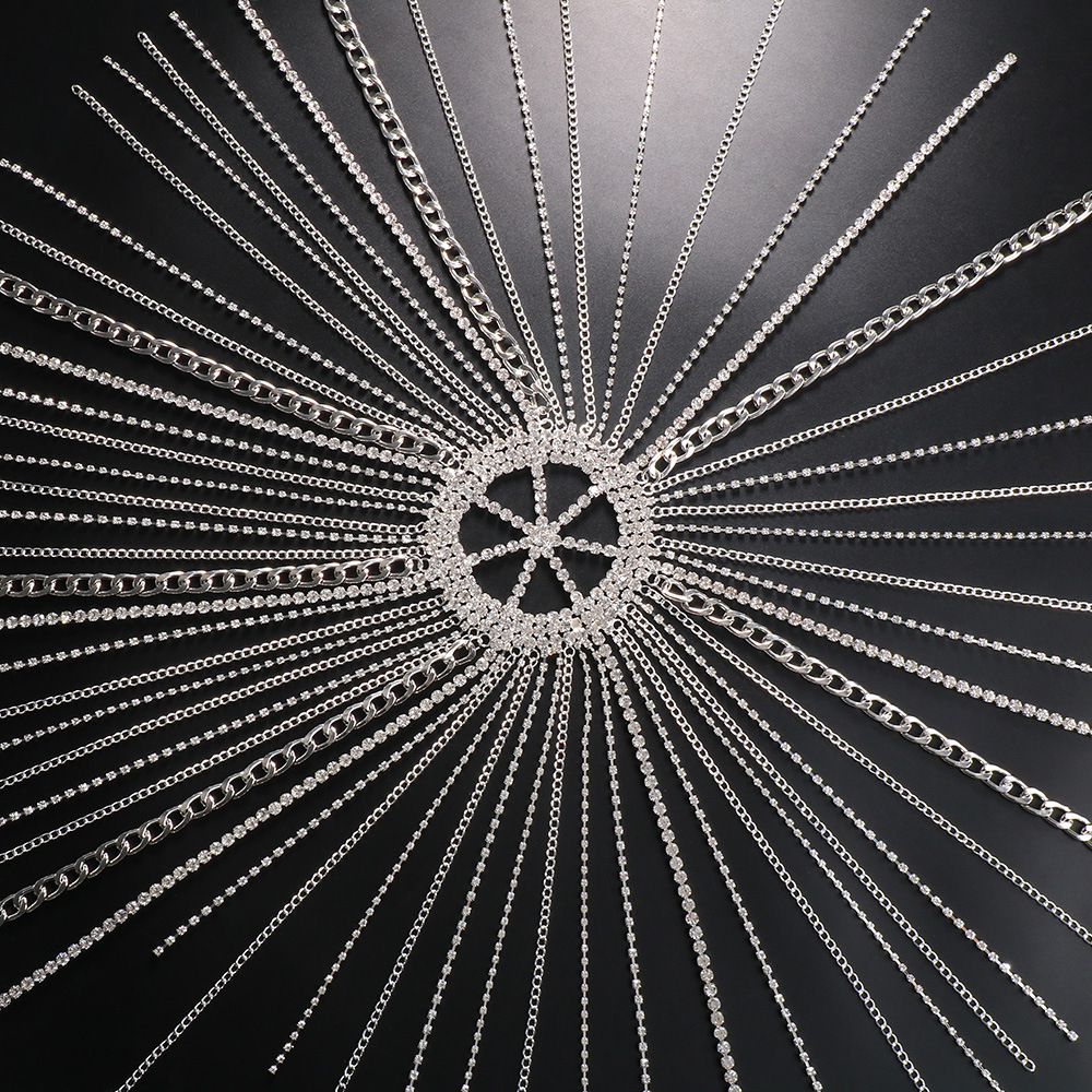 Silver radial chain design with cascading coverage