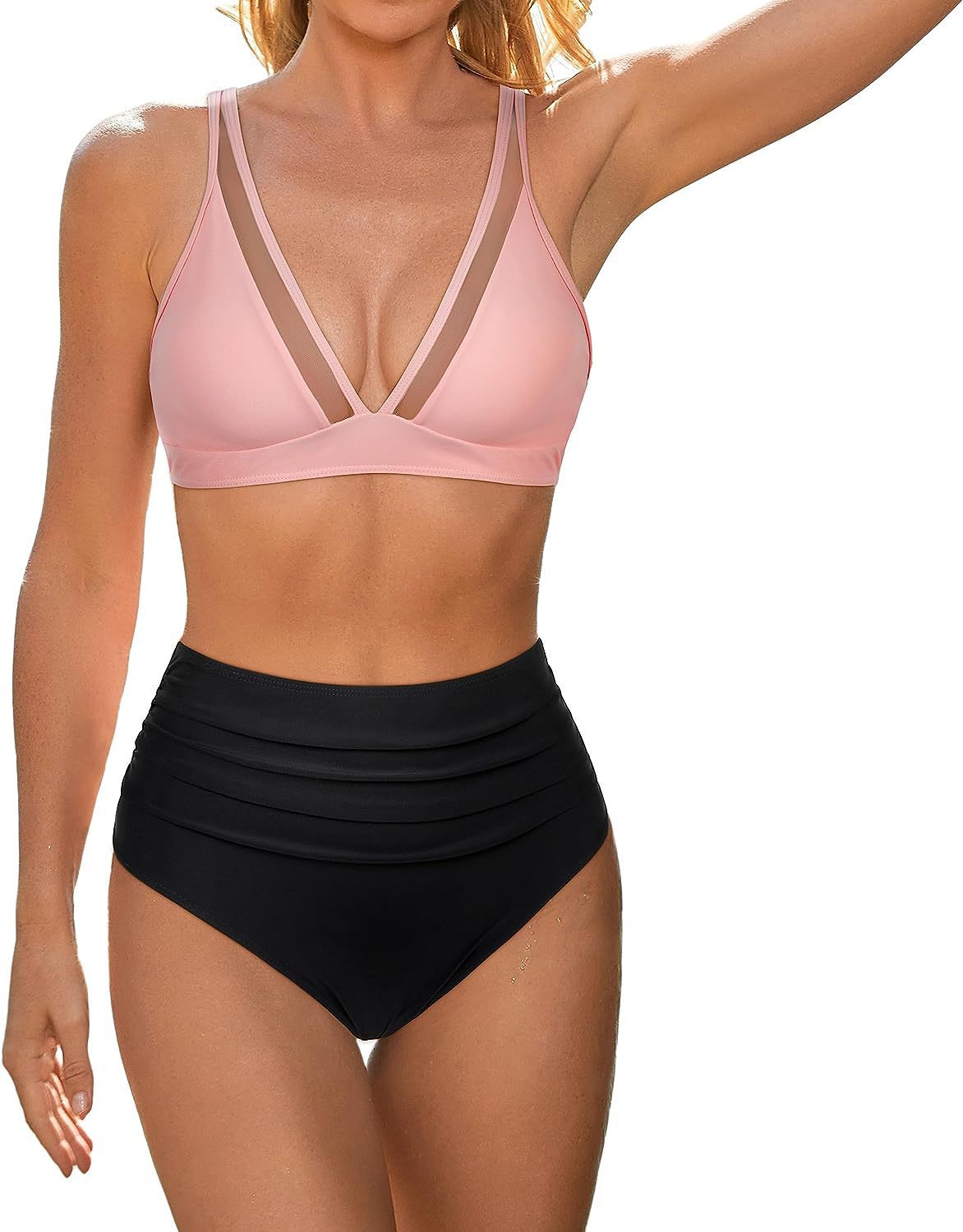 High-waisted sexy bikini