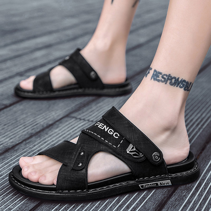 Soft soled anti slip beach shoes for men versatile and trendy for wearing with sandals image 3