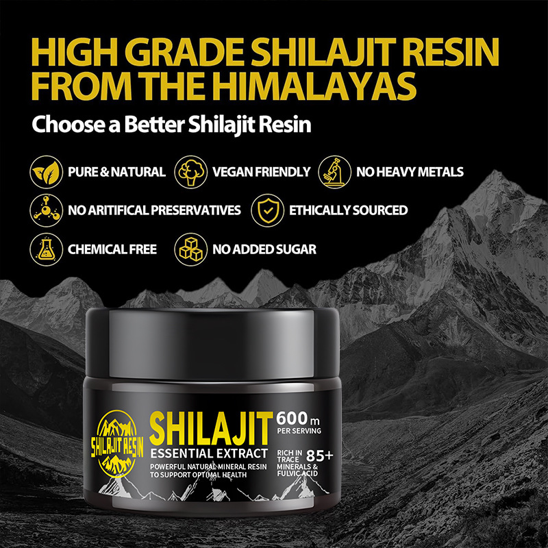 Mountain backdrop with purity claim icons, representing the body's unmet need for true nourishment