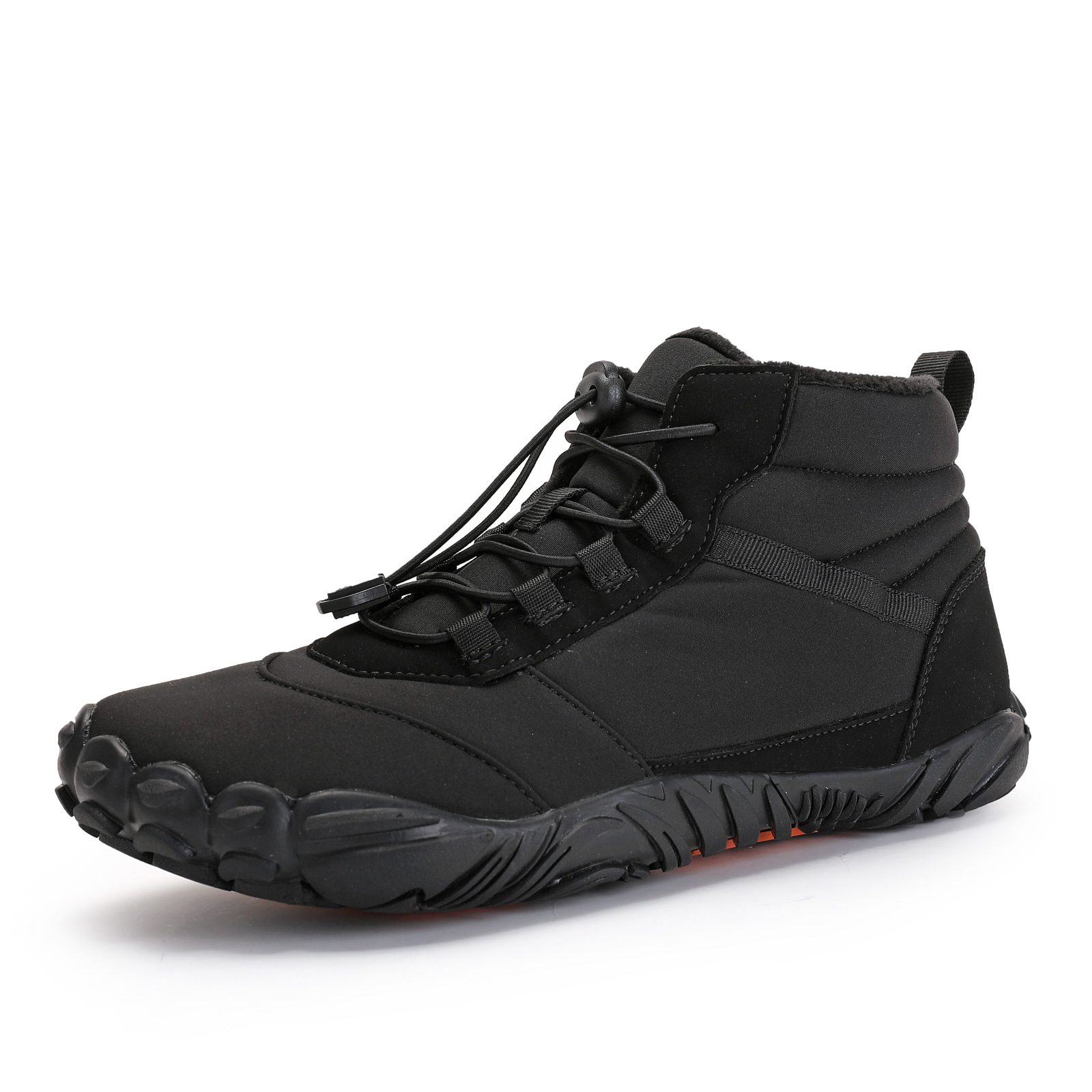Outdoor sports winter velvet waterproof snow boots warm high top casual cotton shoes image 4
