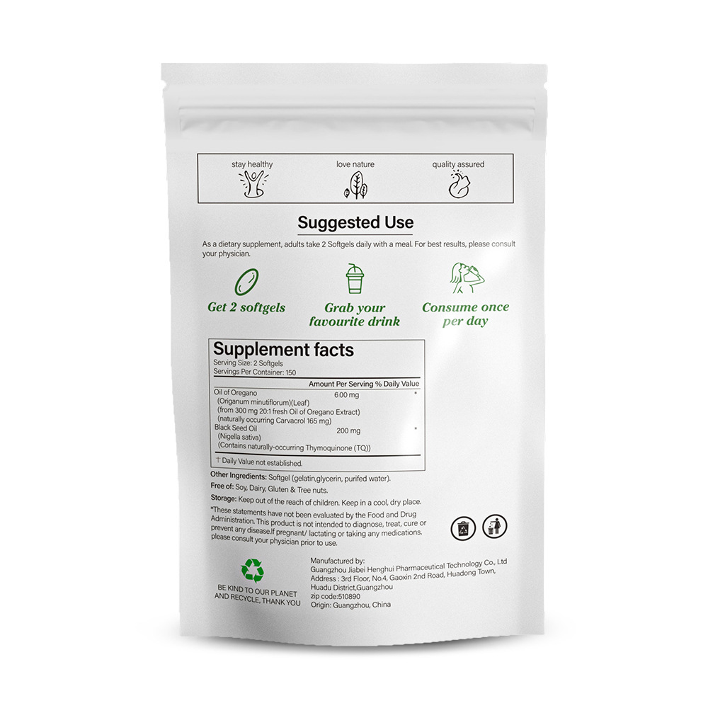 Supplement facts panel and usage instructions on the back of the pouch, though many competitors lack such clarity