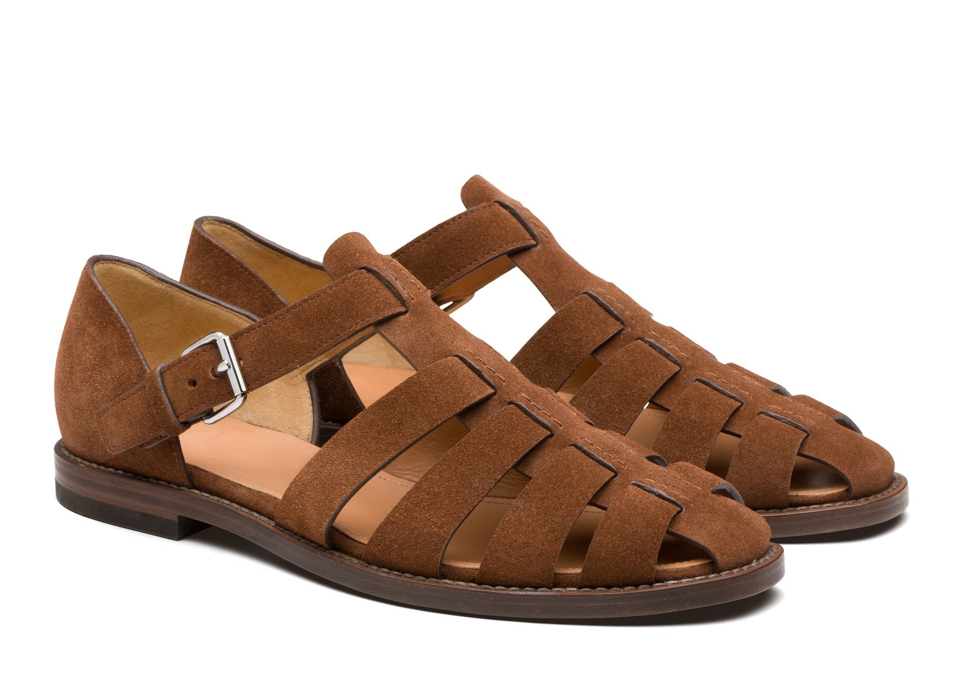 Men's beach shoes with casual toe caps white breathable Roman men's sandals image 4