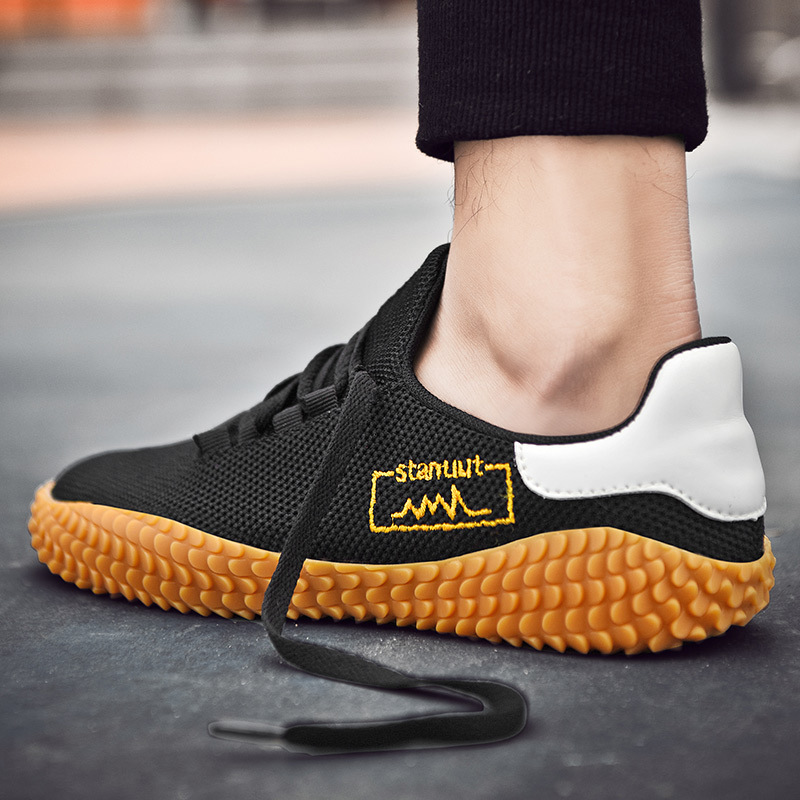 Spring and Summer Flying Woven Casual Shoes Large Men's Shoes Beathable Korean Forrest Gump Sneakers image 9