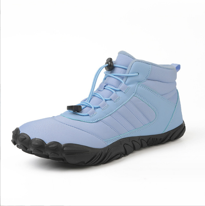 Men's and women's couple's outdoor cotton shoes, non-slip and wear-resistant hiking shoes, warm high-top plus wool boots, cold-resistant hiking shoes image 4