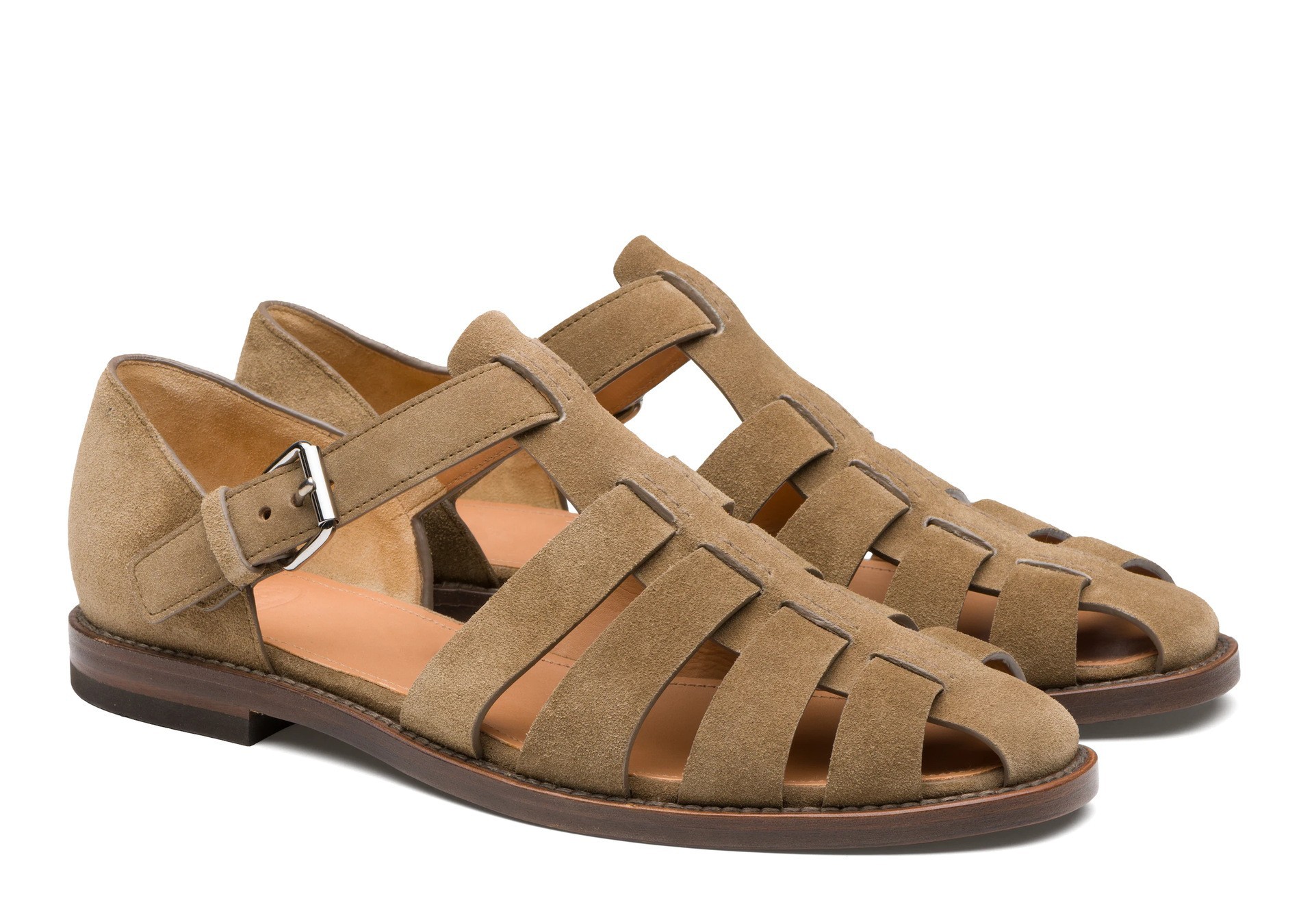 Men's beach shoes with casual toe caps white breathable Roman men's sandals image 3