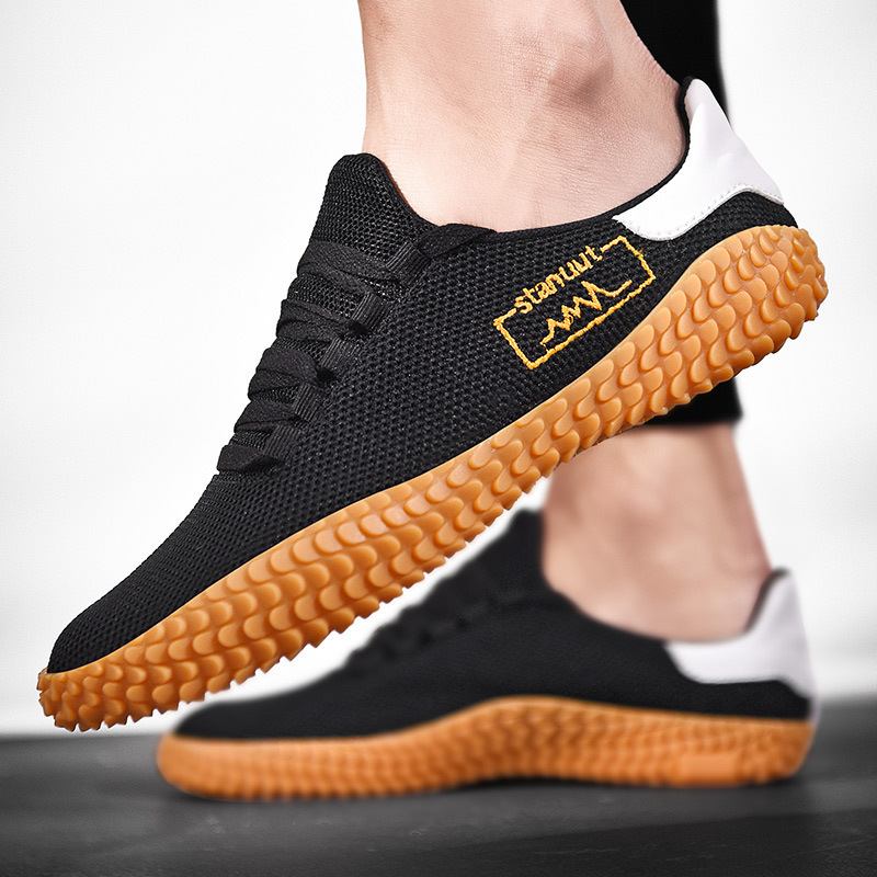 Spring and Summer Flying Woven Casual Shoes Large Men's Shoes Beathable Korean Forrest Gump Sneakers image 5