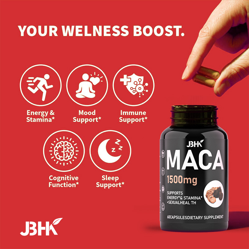 Five wellness icons on a vibrant red background symbolizing the missing pillars of energy, mood, immunity, cognition, and sleep