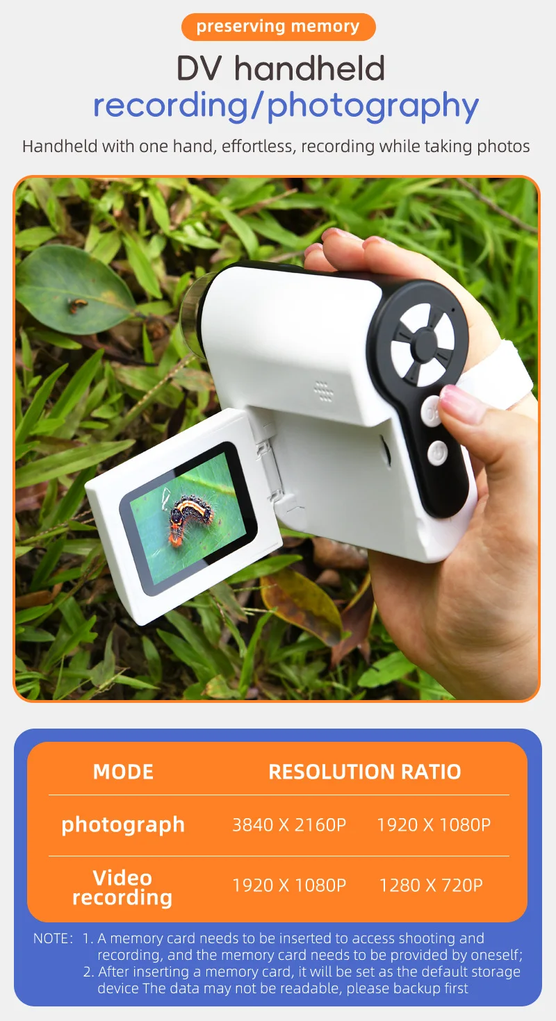 Digital Dv Small Camera Photograph and Video