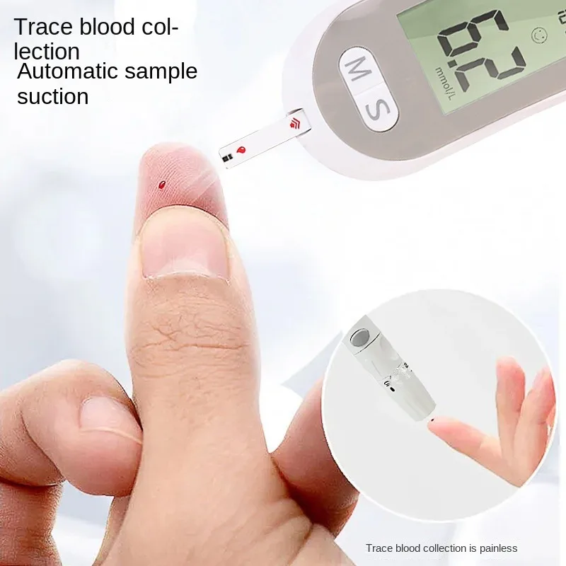 Easy Use  Blood Glucose Meter Glucometer Digital Blood Glucose Meter Glucometre with Blood Glucose Test Strips