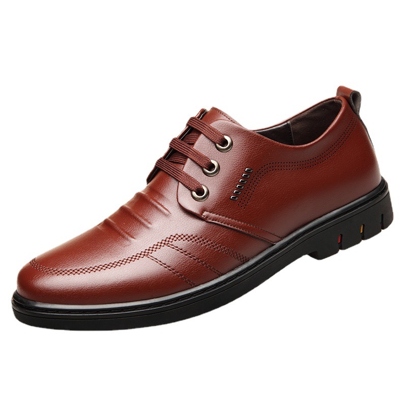 Business dress British breathable casual shoes Korean version youth shoes image 3