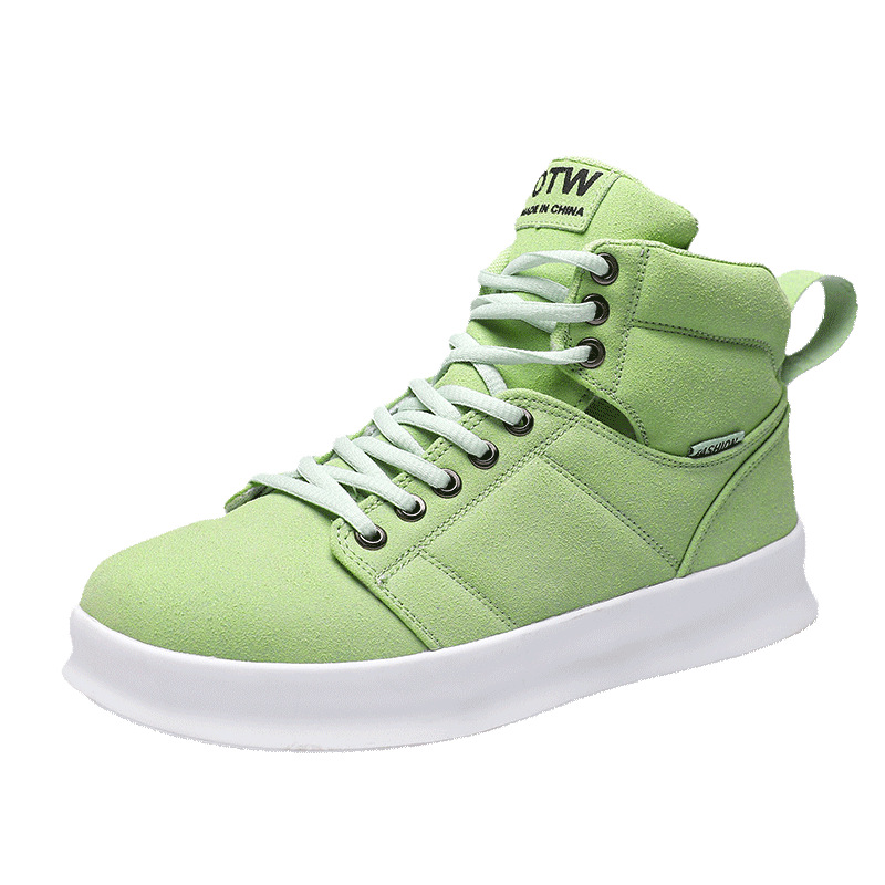 High top suede board shoes Air Force thick sole breathable sports student casual workwear shoes men image 4