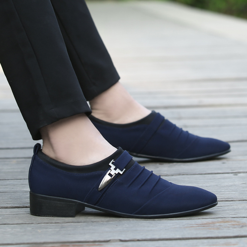 Cloth shoes men's casual shoes breathable sleeve feet canvas shoes versatile men's shoes image 5