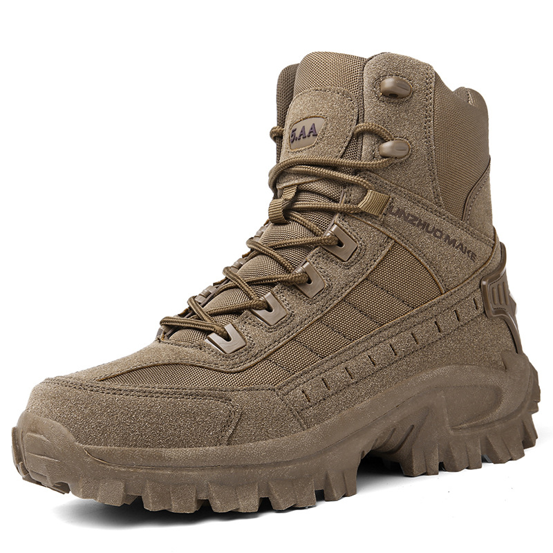 Men Military Combat Boots Tactical Work Shoes Outdoor Hiking Wear resistant - Picture 11 of 11