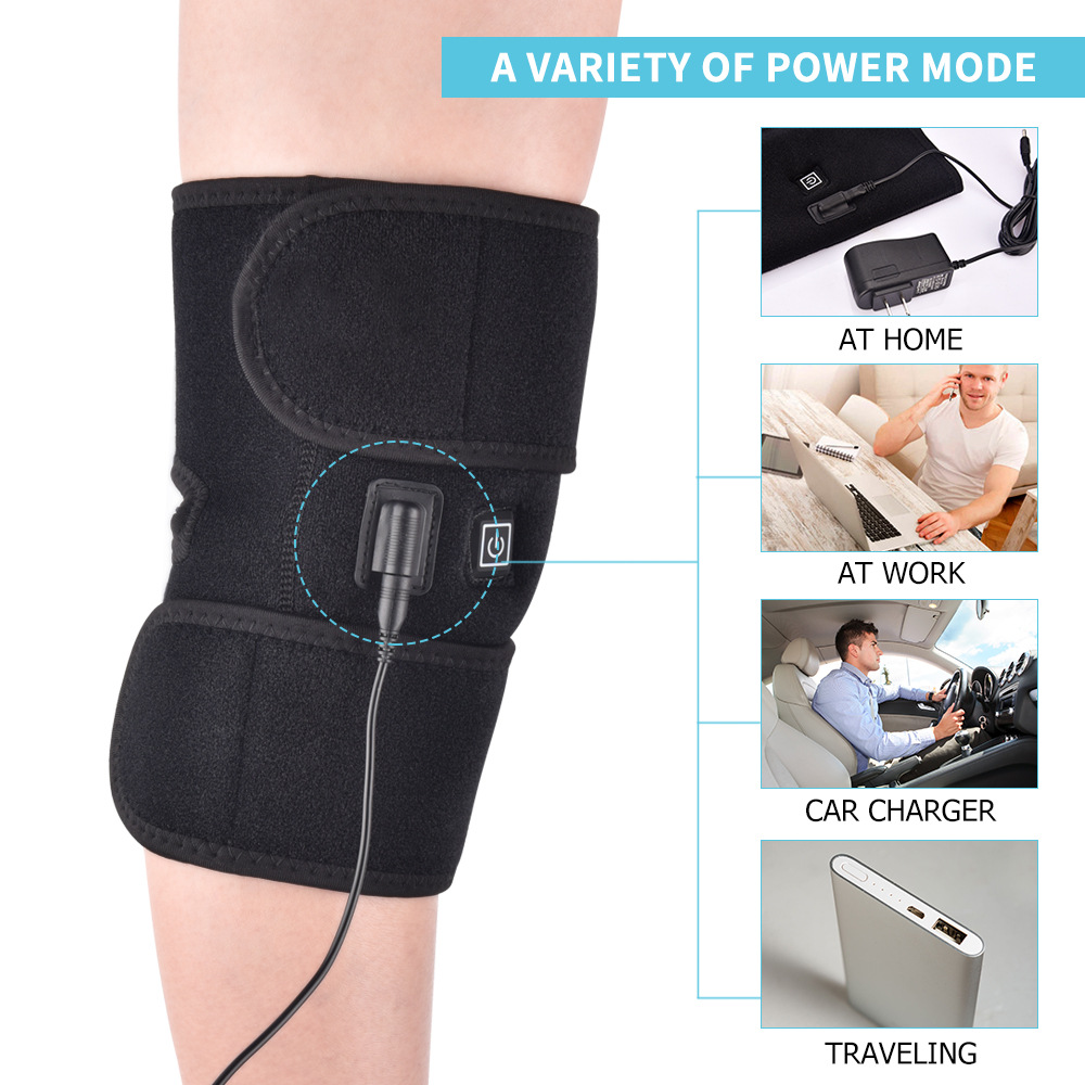 Infrared heat diagram highlighting conditions like weak legs, sports injuries, knee joint pain.