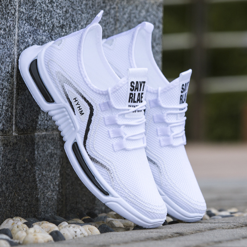 Summer breathable men's shoes mesh running sports shoes for men