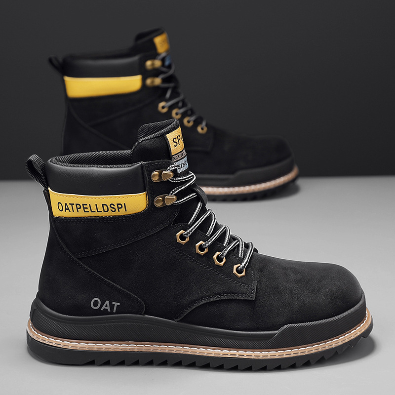 Autumn and winter high top retro workwear casual Martin boots men's shoes