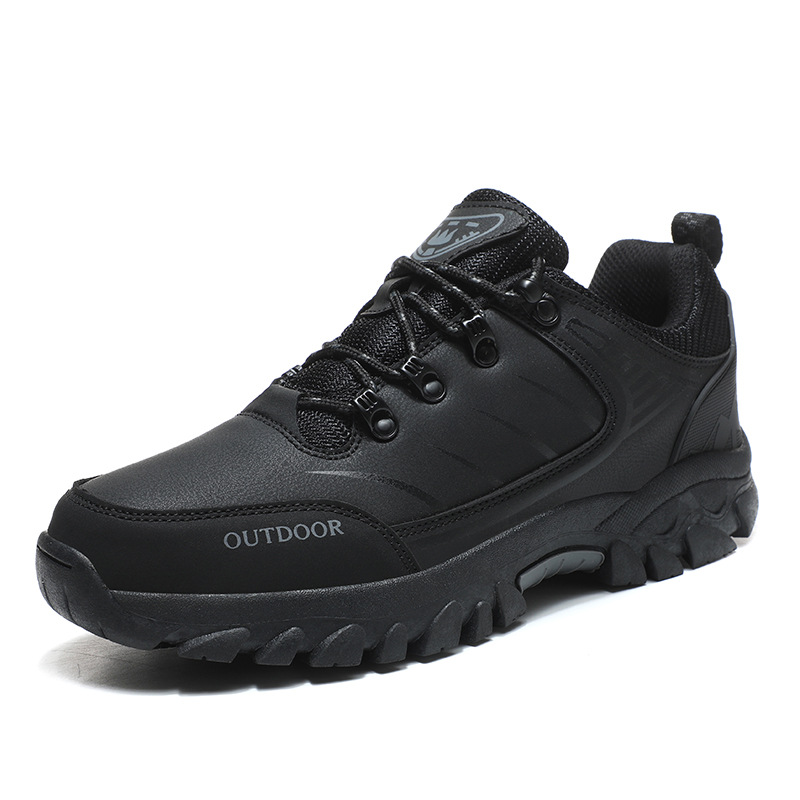 Outdoor men's off-road jungle hiking shoes, mesh breathable single shoes, casual low cut lace up hiking shoes image 4