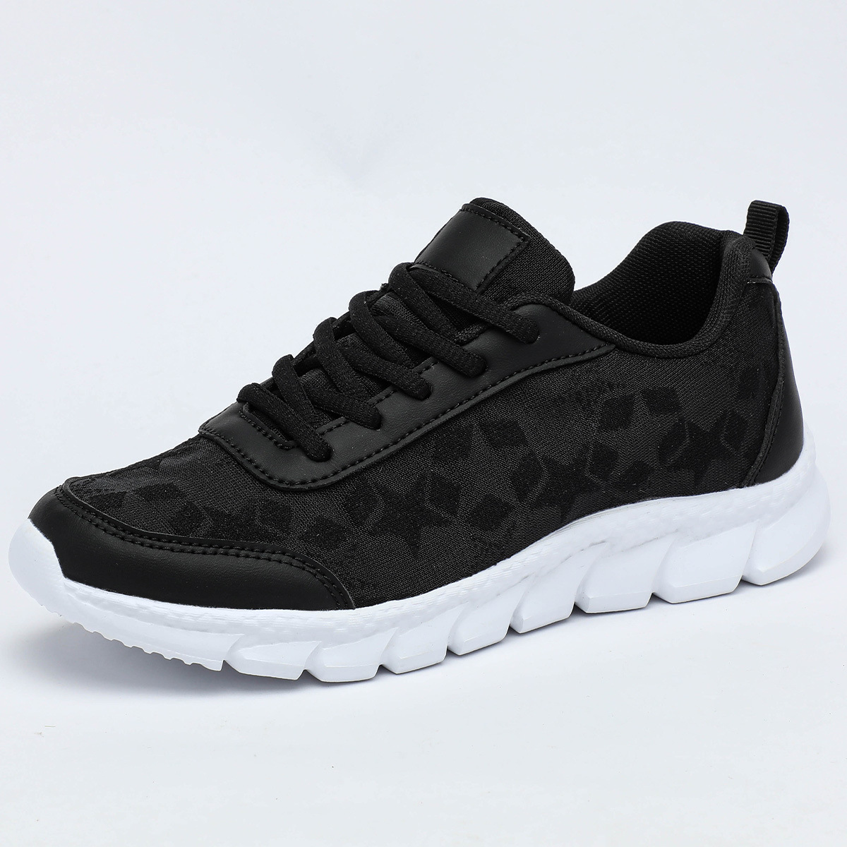 White shoes breathable lightweight casual sports women's shoes soft soled running shoes image 7