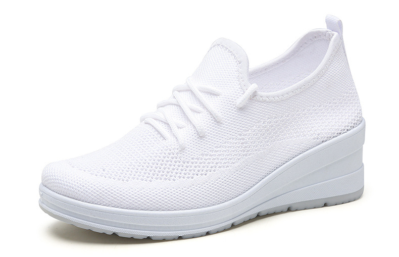Women’s Inner Height Mesh Shoes – Breathable Non-Slip Casual Sneakers