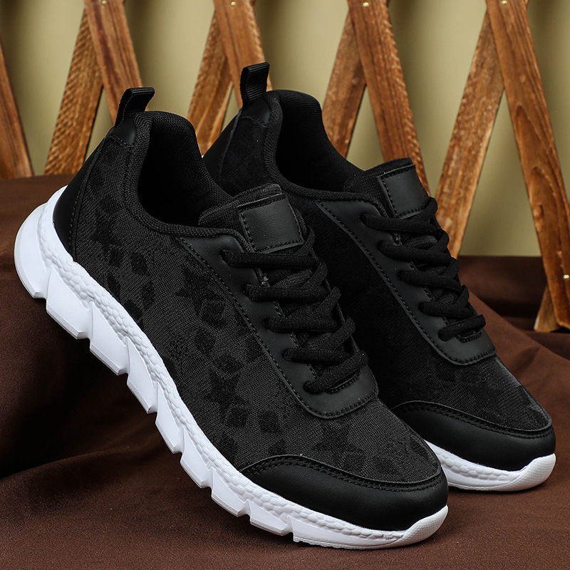 White shoes breathable lightweight casual sports women's shoes soft soled running shoes image 3