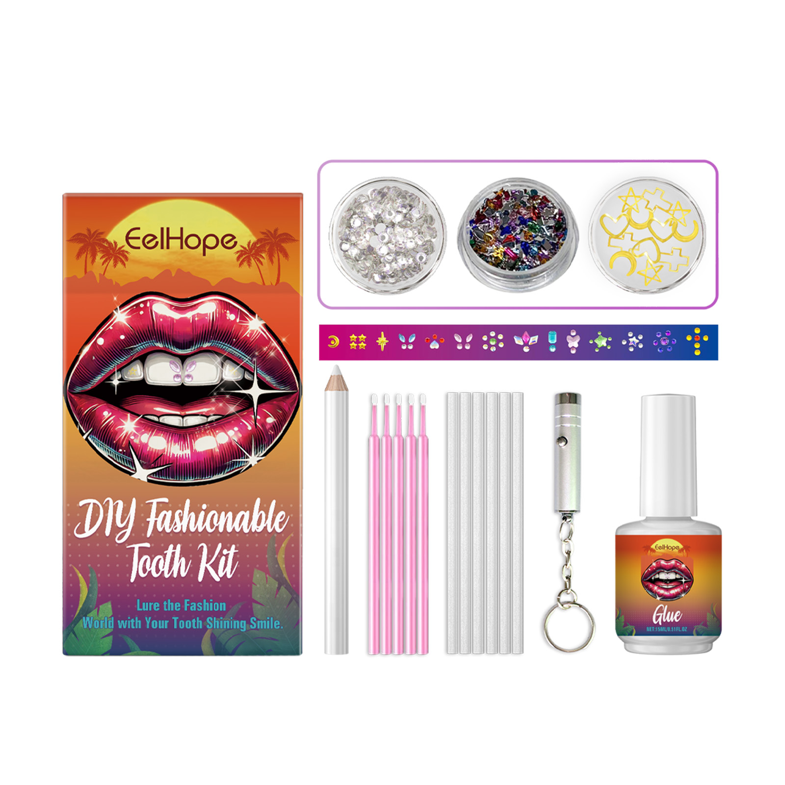 Dental Beauty Kit Diy Fashion Dental Decoration Personality 
