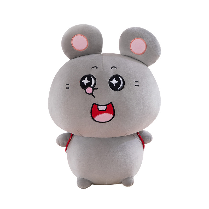 Meiji and Rat Backpack Doll Meiji Mouse Doll Plush Toy Large Cloth Pillow