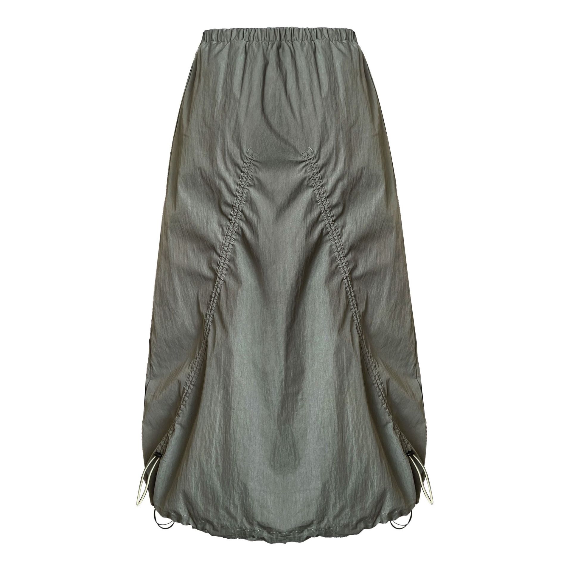 抽绳半身裙反面800