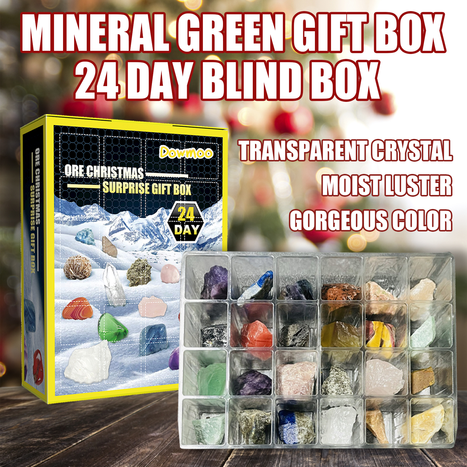 Mixed rough and polished colorful stone assortment