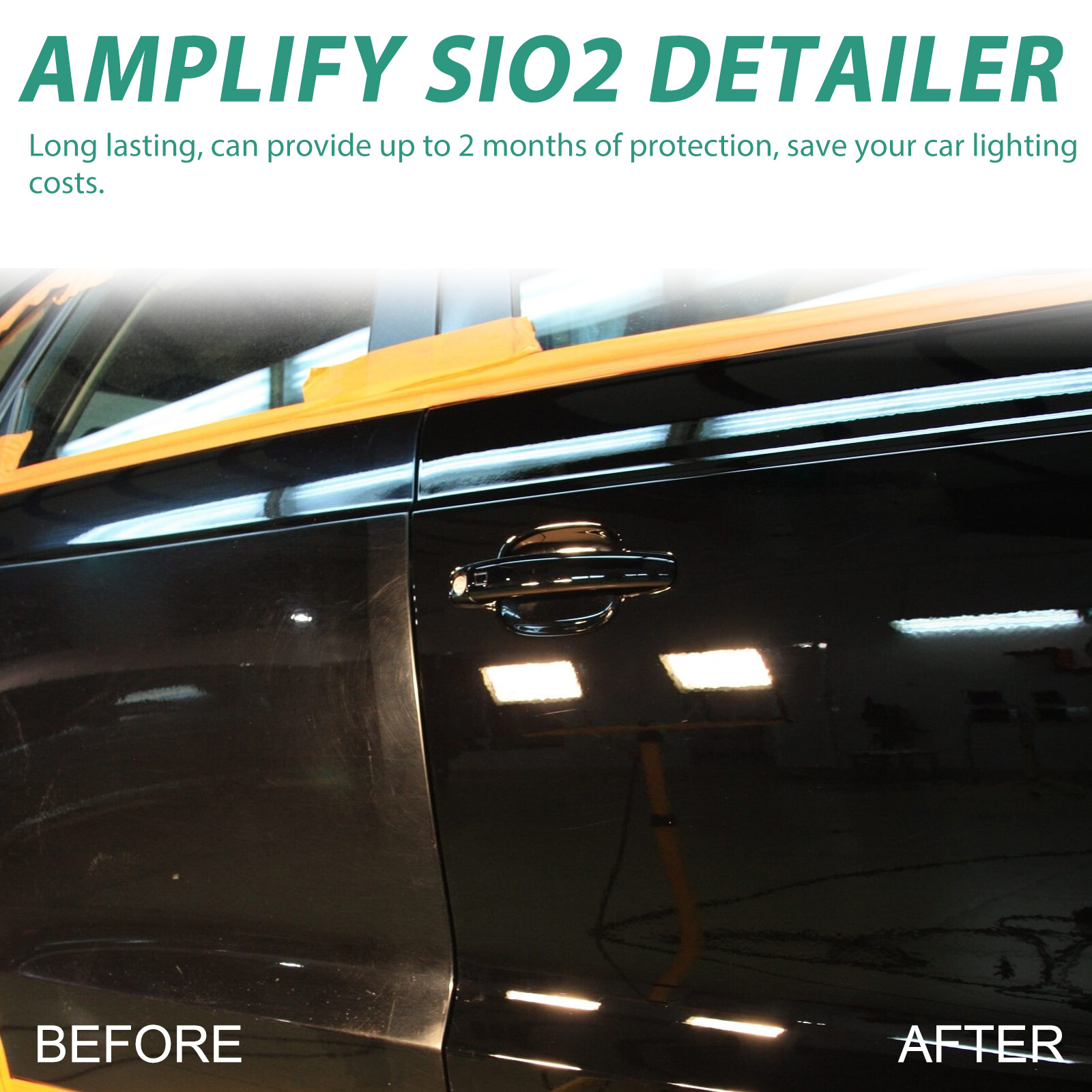 Compact SiO2 detailer kit ready for vehicle care