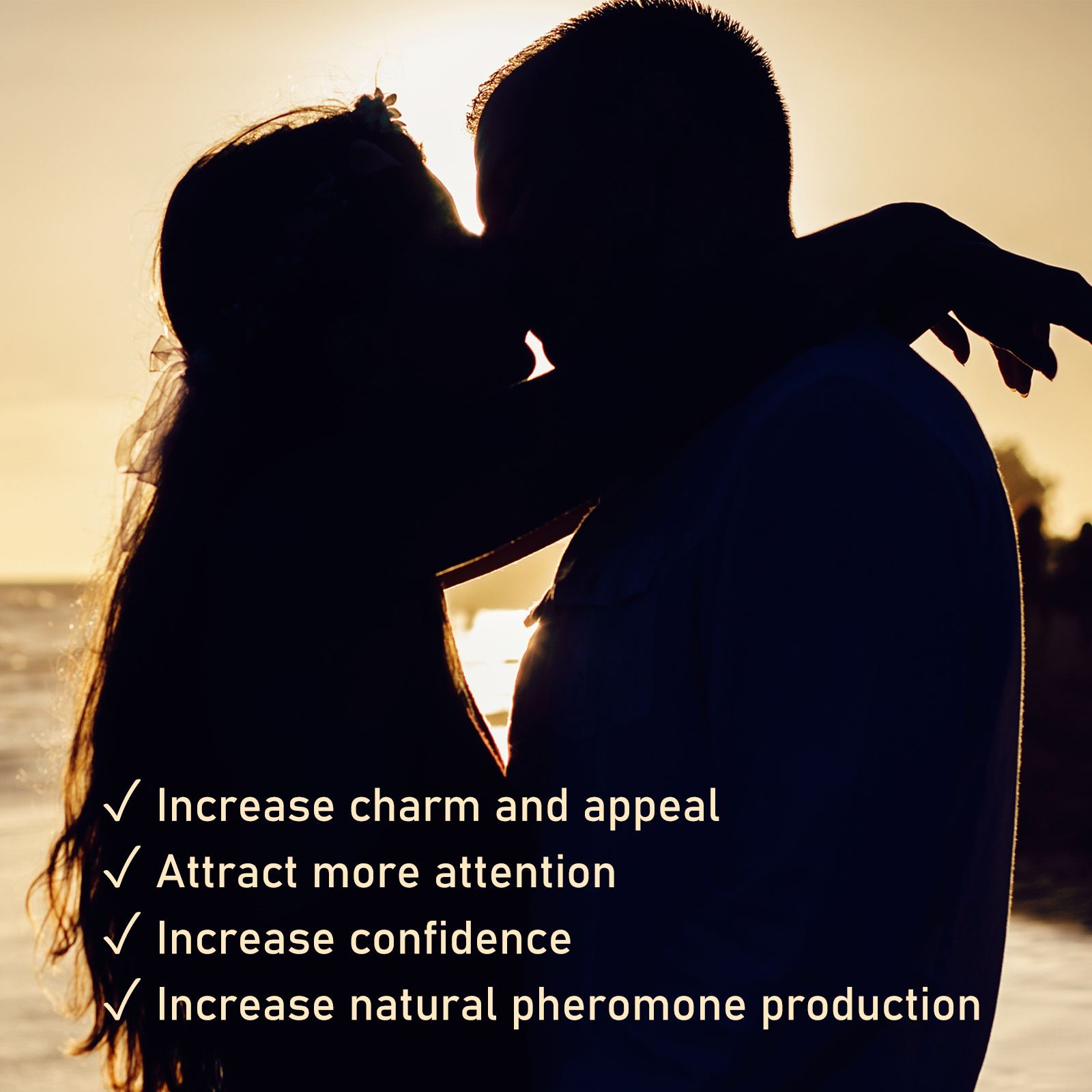EAST MOON men's perfume with romantic evening imagery
