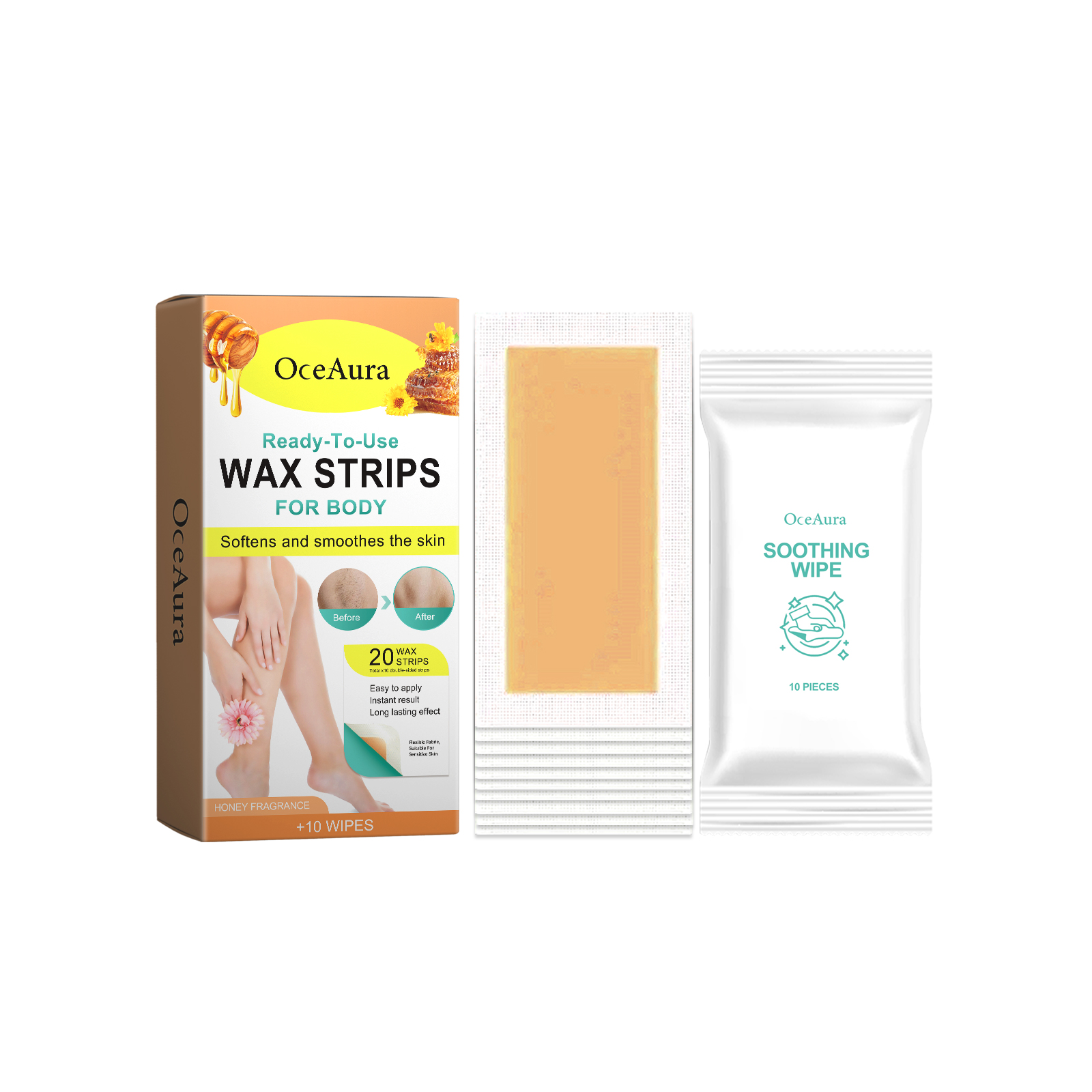 Wax Strips For Body, Honey Hair Removal Cream For The Whole Body To Remove Armpit Hair Hand Leg Mild