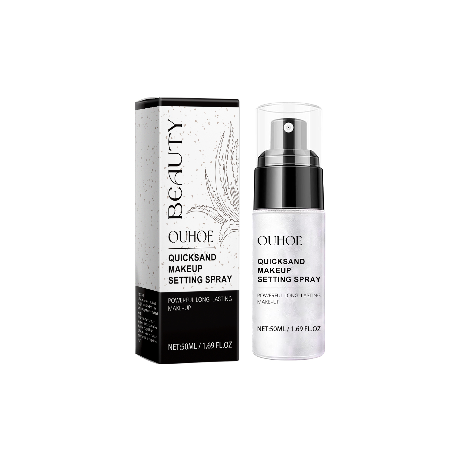 Quicksand Setting Spray Natural Lightweight Multi-Effect Moisture Moisture Mist Refreshing Portable