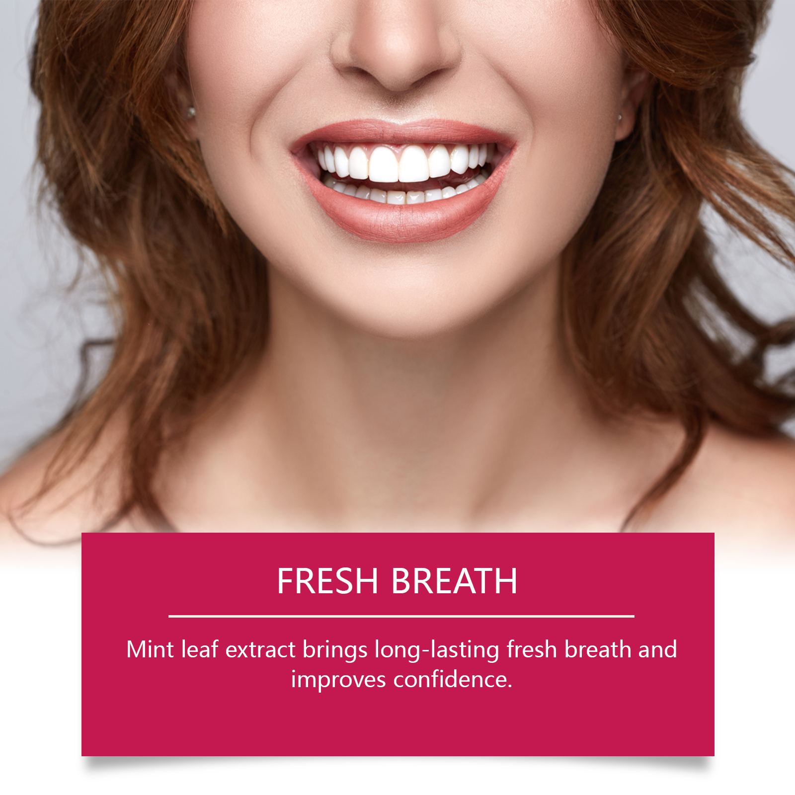 Mint leaf extract fresh breath toothpaste benefit