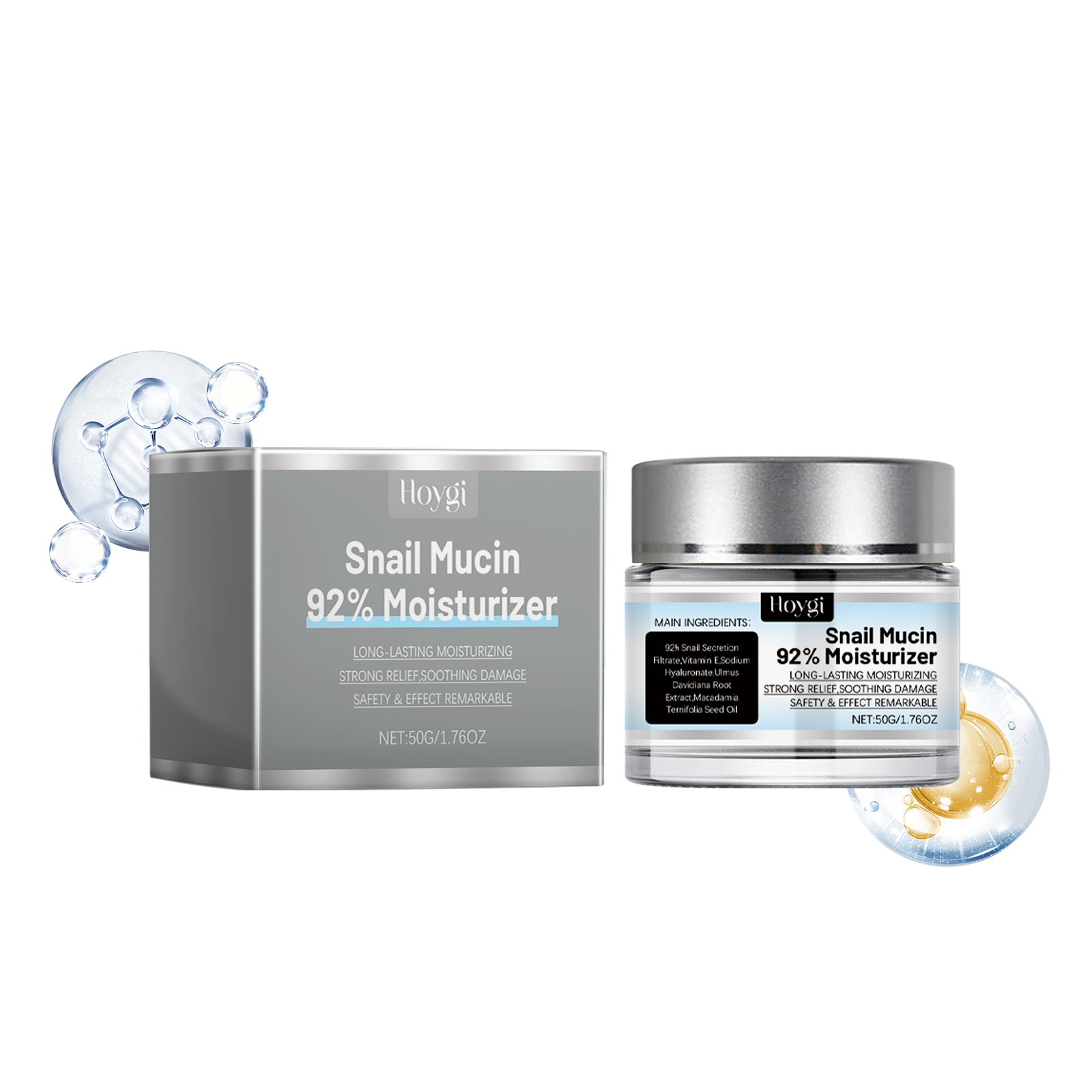 Snail Moisturizer, Nourishing And Moisturizing Facial Care M