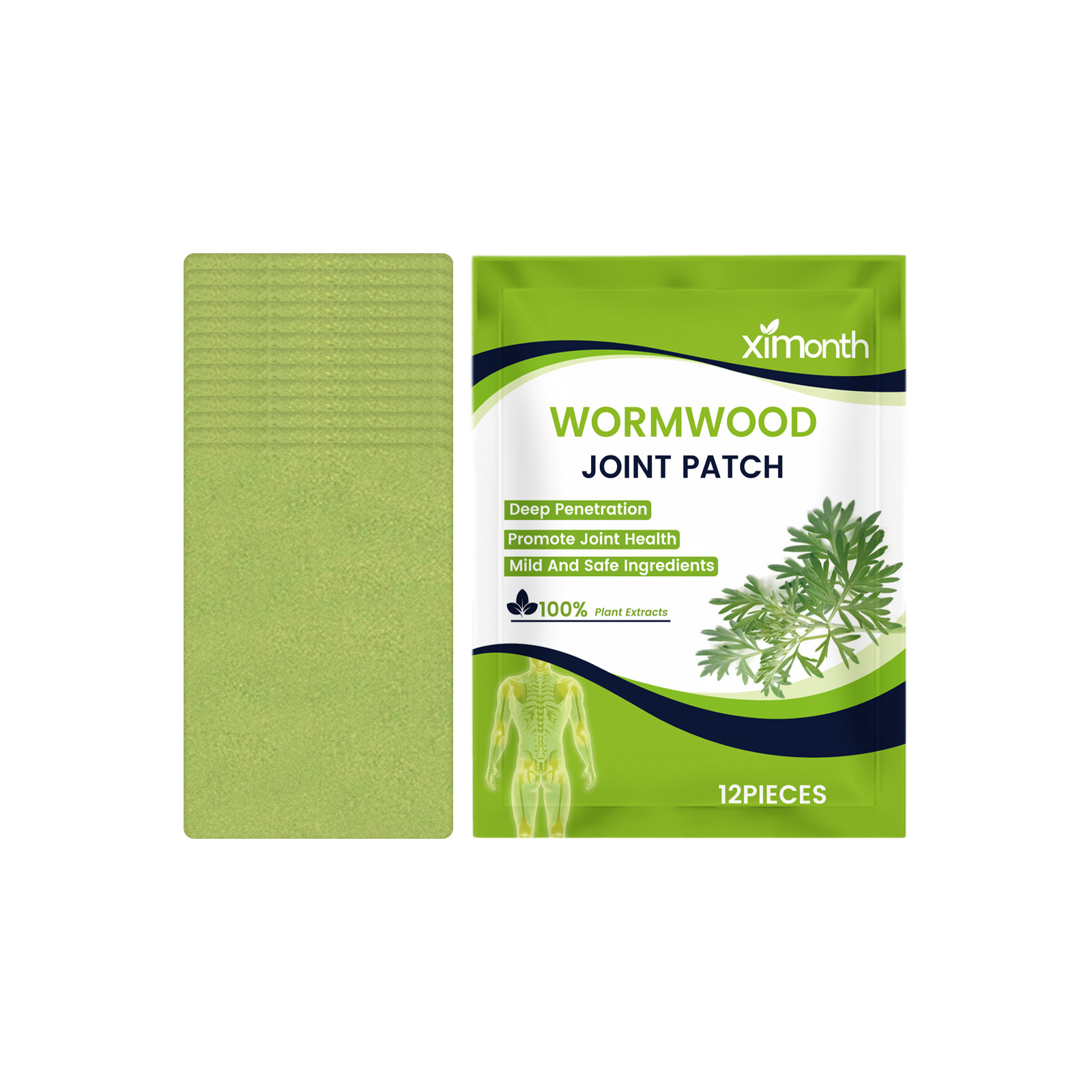 Textured green joint patch and package