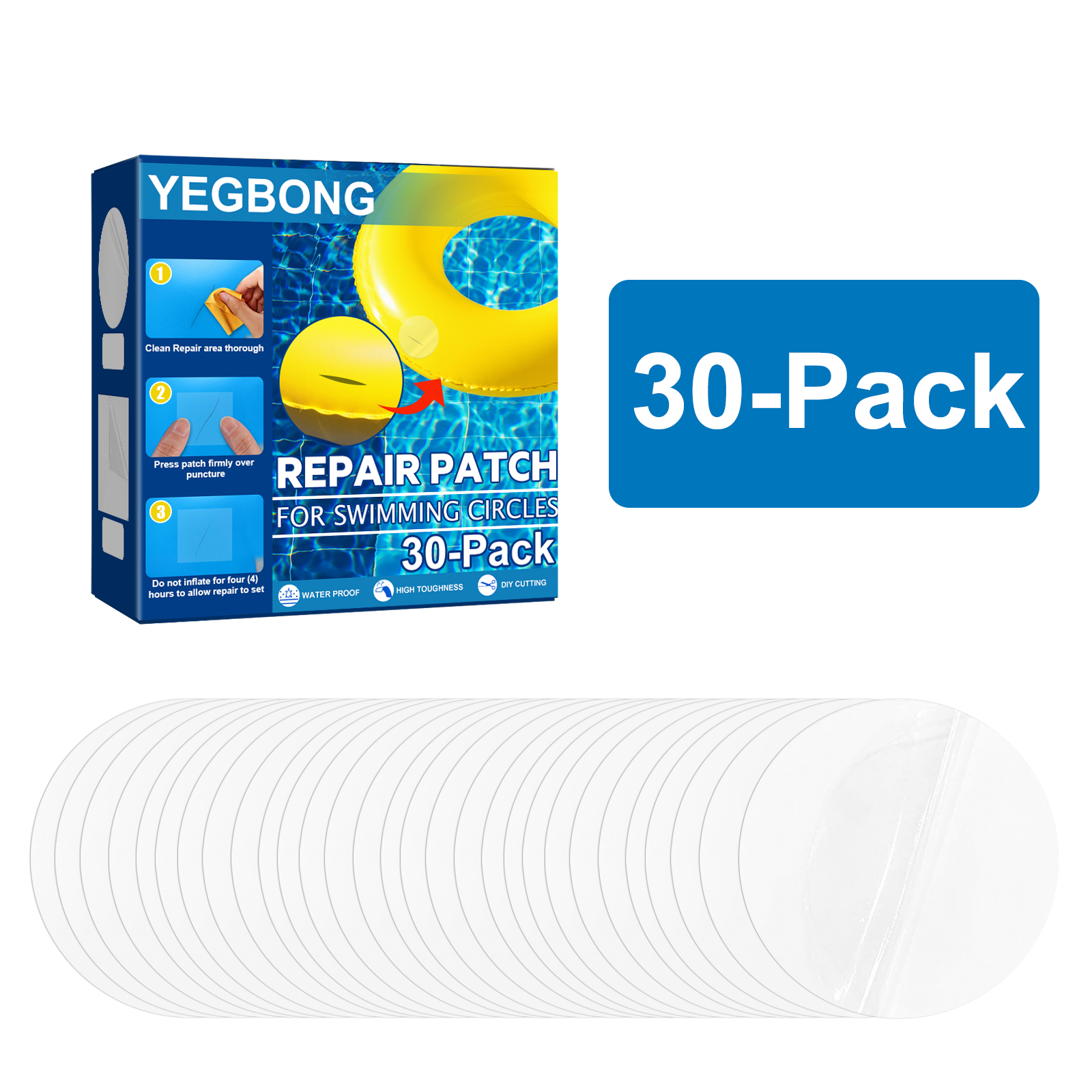 Swimming Ring Repair Repair Kit Self-Adhesive Lining Patch S