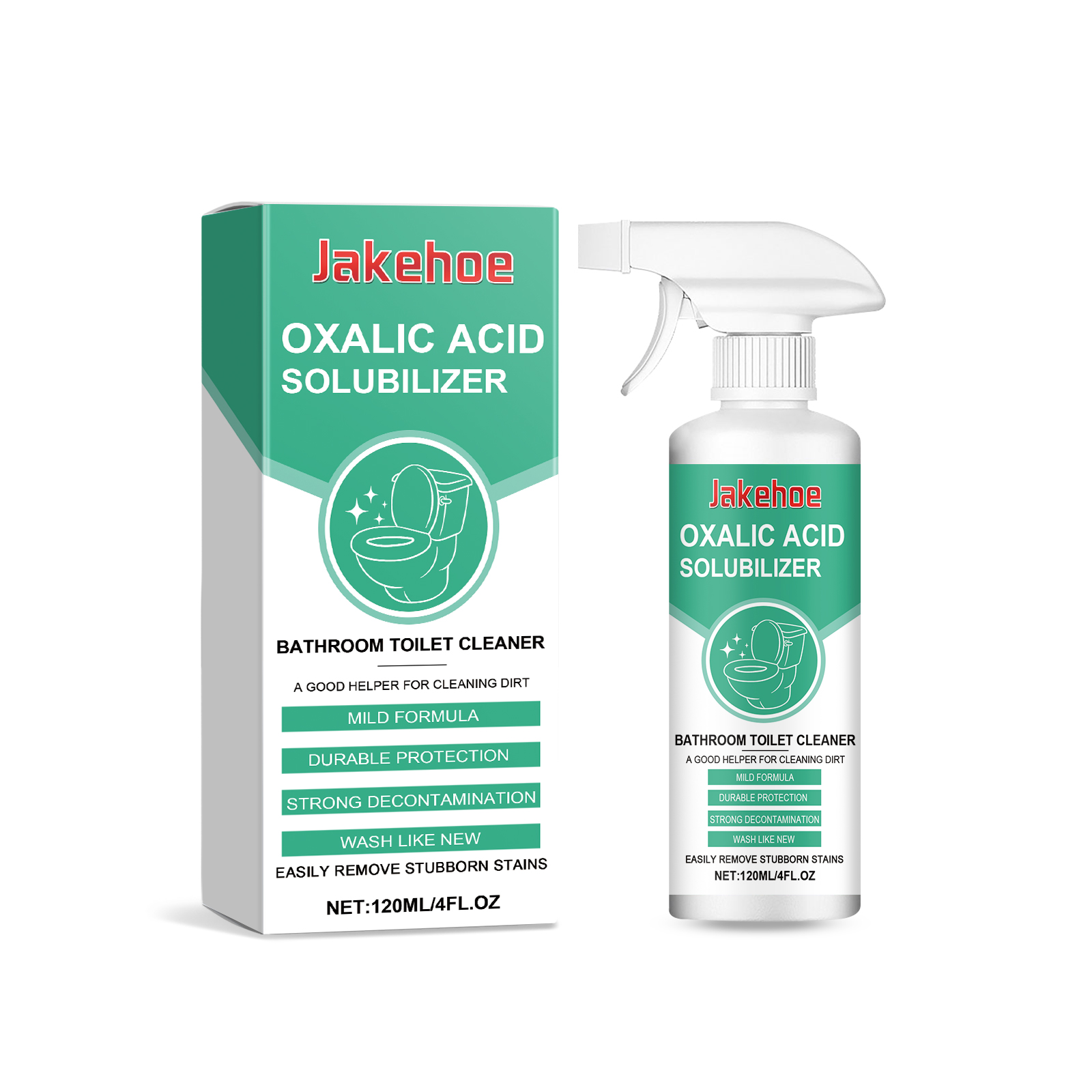 Concentrated oxalic acid cleaner bottle and carton
