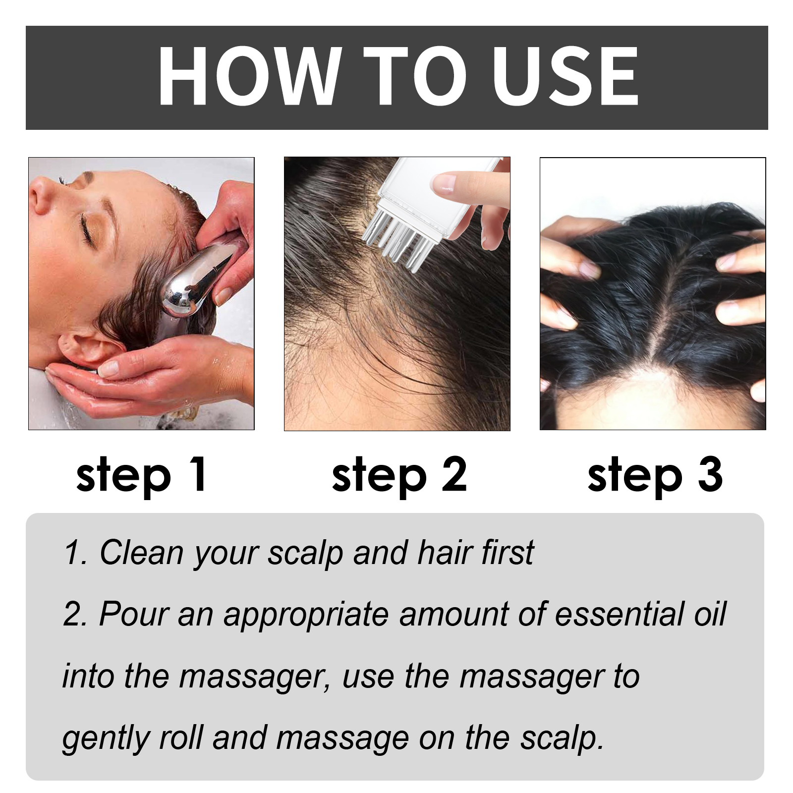 Hair Care Essential Oil Repair Dry Hair, Smooth Frizz And Pr