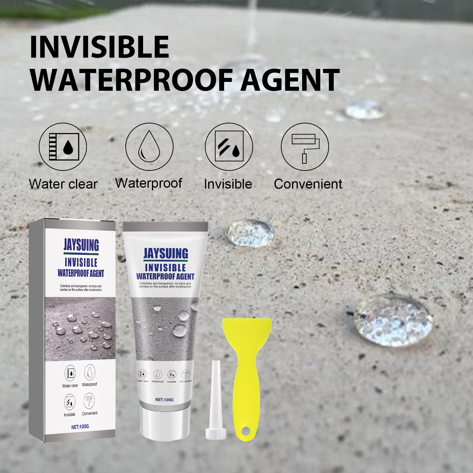 Precision nozzle and squeeze tube for narrow leak repair