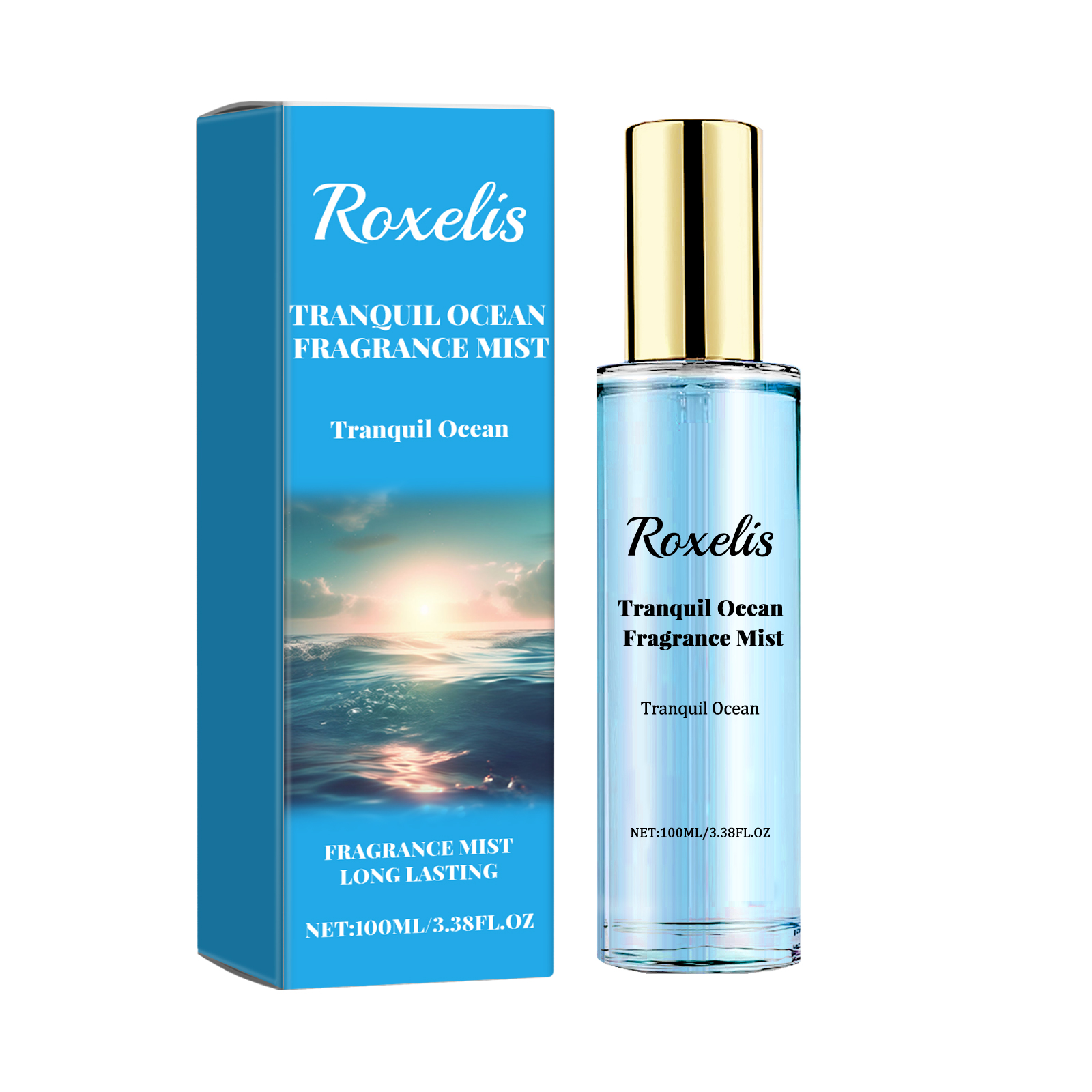 Tranquil Ocean Fragrance Mist, Lasting Fragrance Fresh And N