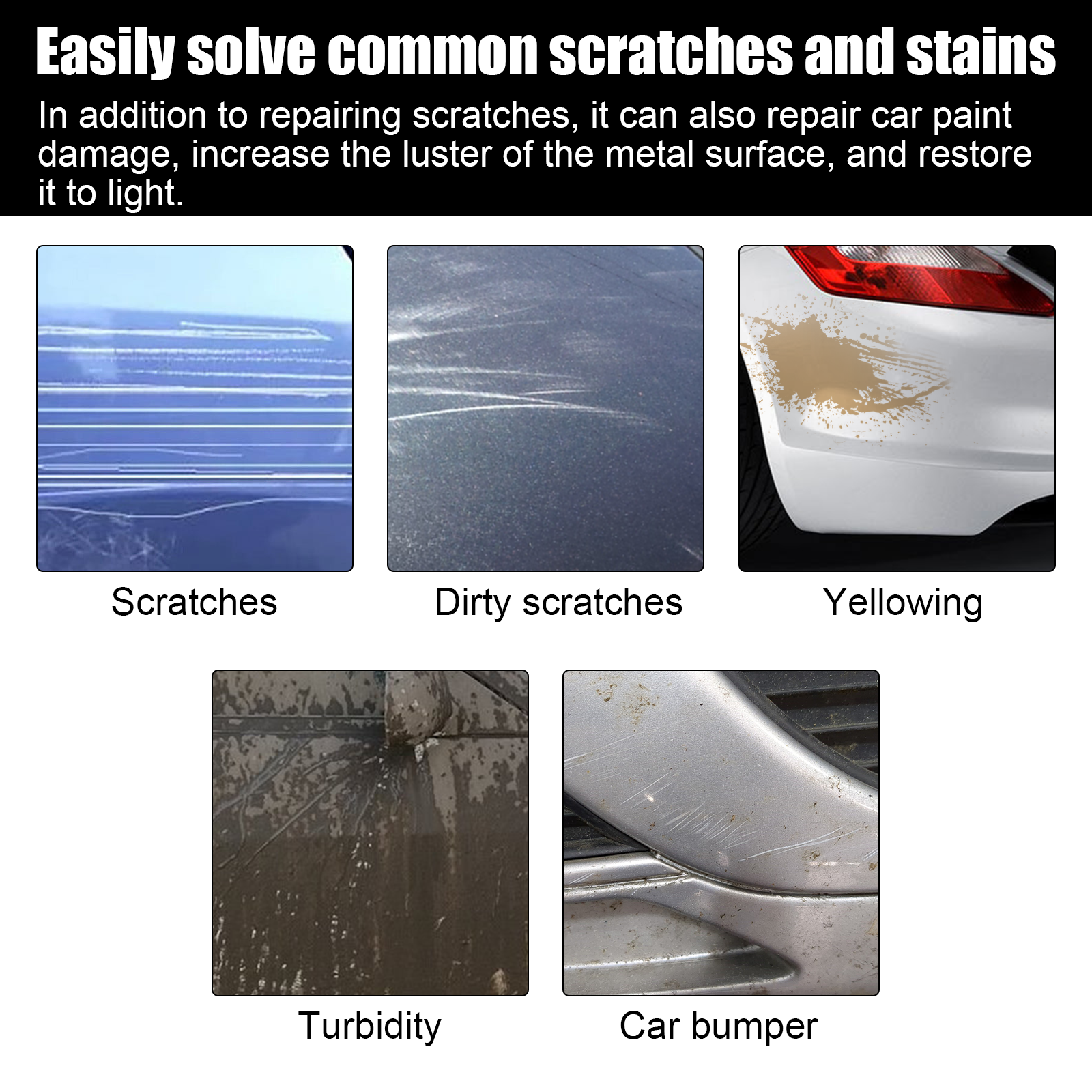 Automotive paint issues addressed by polishing paste