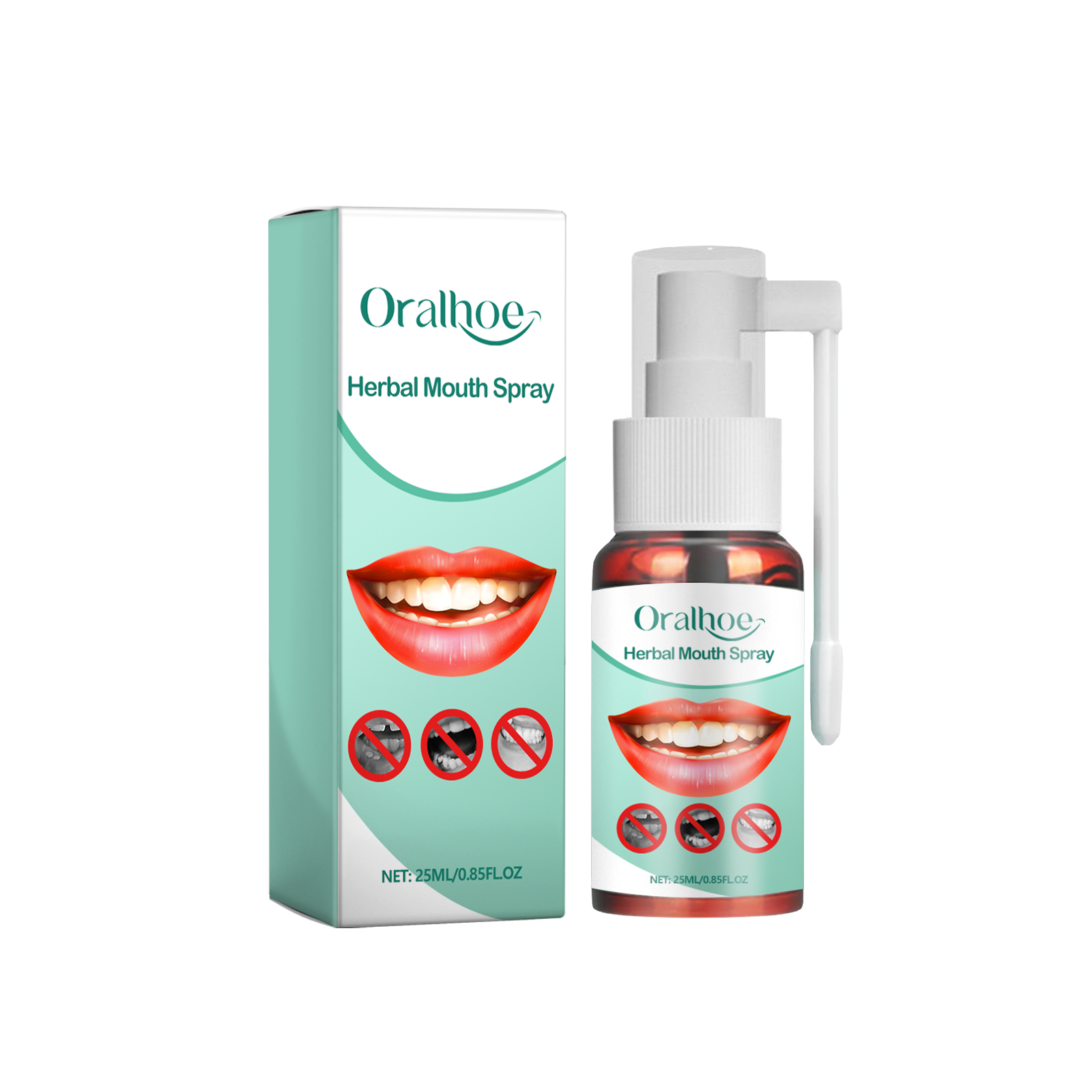 Herbal Mouth Spray, Refreshing Breath Repair Swollen Gums Re